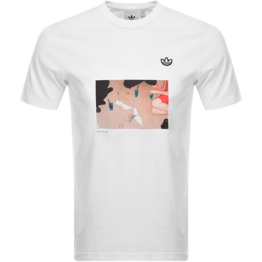 Alternative Image for Productadidas Originals Samstag Photo T Shirt White1